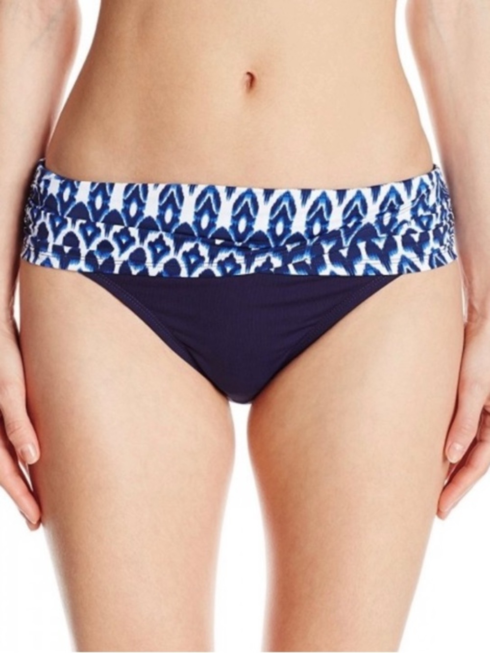 BLEU ROD BEATTIE Moroccan Fold-Over Hipster Bikini Bottom Size 10
